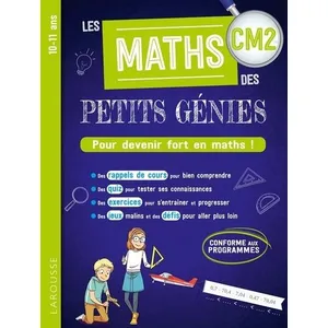 ISBN Larousse Les MATHS des PETITS GENIES : Tout le CM2: Pour devenir fort en maths ! pas cher
