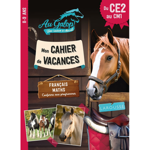 Comparateur de prix : Larousse Cahier de vacances AU GALOP du CE2 au CM1  Collectif (Auteur)