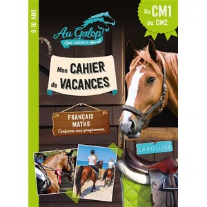 Comparateur de prix : Larousse Cahier de vacances AU GALOP du CM1 au CM2  Collectif (Auteur)