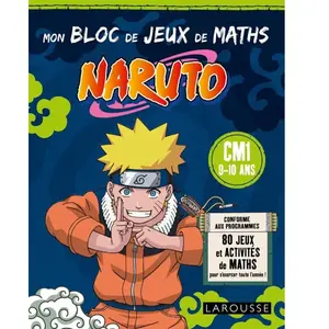 Comparateur de prix : Larousse Mon Bloc De Jeux De Maths Naruto - Cm1