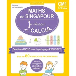 Comparateur de prix : Larousse Maths de Singapour - Je réussis en calculs - CM1 Delphine Urvoy (Auteur)