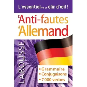 Larousse Anti-Fautes Allemand broché pas cher
