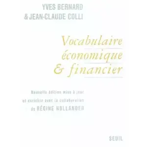 Seuil Vocabulaire économique et financier anglais, allemand et espagnol pas cher
