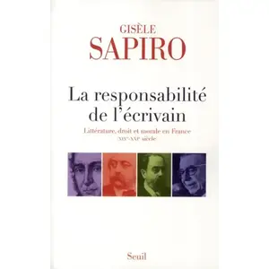 ISBN Seuil La Responsabilité de l'écrivain pas cher