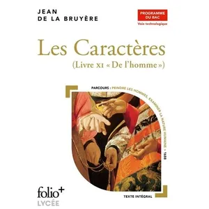 Comparateur de prix : Gallimard Les Caractères, Livre XI - Bac techno 2025 Jean De La Bruyère (Auteur)