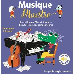 Comparateur de prix : Gallimard jeunesse Musique Maestro - 12 compositeurs, 12 musiques, 12 images