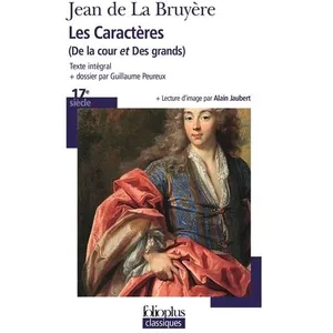 Comparateur de prix : Éditions Gallimard Les caractères de la cour et des grands de La Bruyère (Folio Plus Classique)