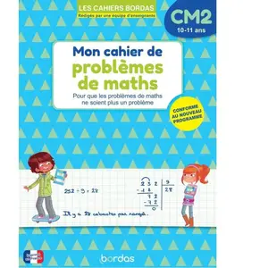 Bordas Mon cahier de problèmes de maths cm2 pas cher