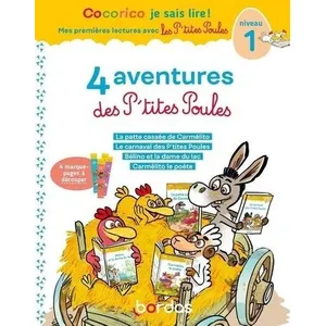 Comparateur de prix : Bordas 4 aventures des p'tites poules : niveau 1 Marie-Christine Olivier