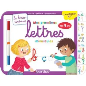 Comparateur de prix : Bordas Mes Premières Lettres Minuscules - Avec 1 Feutre Effaçable 2 Couleurs