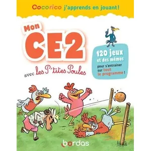 Comparateur de prix : Bordas Cocorico J'apprends en jouant ! Mon CE2 avec les P'tites Poules broché