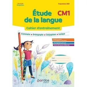 Bordas Enquêtes au... - Etude de la langue CM1 - 2022 - Cahier - élève broché pas cher