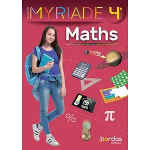 Comparateur de prix : Bordas Maths 4e : conforme au programme 2018 et aux repères de progression 2019