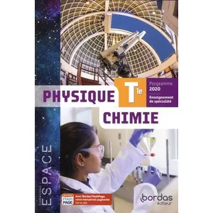 Comparateur de prix : Bordas Physique chimie terminale, enseignement de spécialité : programme 2020