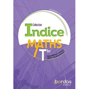 Comparateur de prix : Bordas Maths terminale, enseignement commun, séries technologiques : programme 2020