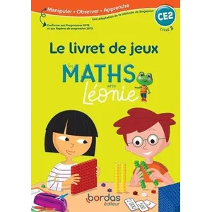 Comparateur de prix : Bordas Les Maths avec Léonie CE2 - Pédagogie de Singapour: Livret jeux