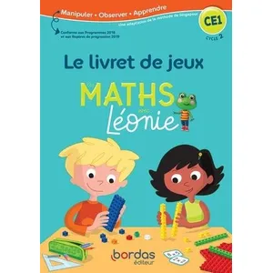 Comparateur de prix : Bordas Les Maths avec Léonie CE1 - Pédagogie de Singapour: Livret de jeux
