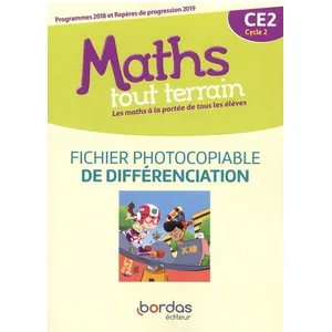 Comparateur de prix : Bordas Maths tout terrain : CE2 - fichier de différenciation (édition 2020)