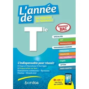 Comparateur de prix : Bordas L'Année de Terminale Spécialités Maths - SVT + Option Maths Expertes