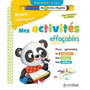 ISBN Bordas Bravo les maternelles ! : mes activités effaçables - PS (édition 2021) pas cher