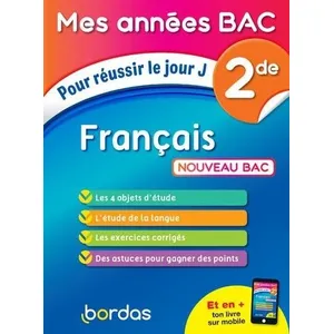 Comparateur de prix : ISBN Mes années Bac Pour réussir le jour J Français 2de Sylvain Ledda (Auteur)