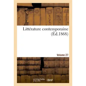Littérature contemporaine. Volume 27 pas cher
