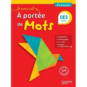 Comparateur de prix : ISBN Le Nouvel A portée de mots - Français CE2 - Livre élève