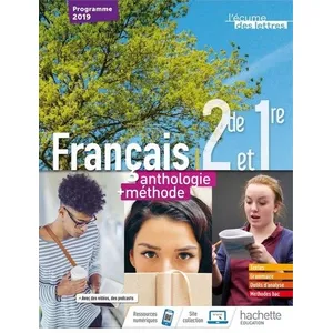 Comparateur de prix : Hachette Education L'écume des lettres 2nde/1ère anthologie + méthodes - Livre élève