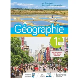 Comparateur de prix : Hachette Education Géographie 1ère - Livre élève