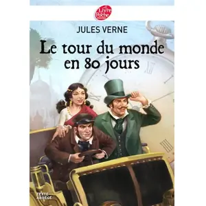 Livre de Poche Jeunesse Le tour du monde en 80 jours Jules Verne pas cher