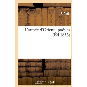 L'armée d'Orient : poésies
