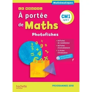 Comparateur de prix : ISBN Le Nouvel A portée de maths CM1 - Photofiches