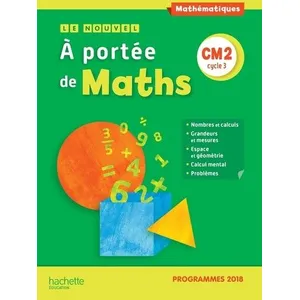 Comparateur de prix : ISBN Le Nouvel A portée de maths CM2 - Manuel élève