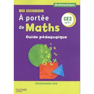 ISBN Le Nouvel A portée de maths CE2 - Guide pédagogique pas cher