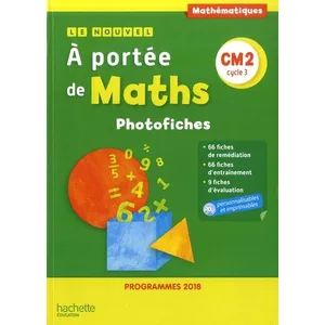 Comparateur de prix : Hachette Education Le Nouvel A portée de maths CM2 - Photofiches
