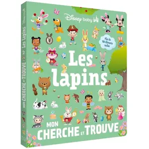 DISNEY BABY - Mon Cherche et Trouve - Les Lapins - Plus de 90 éléments à trouver pas cher
