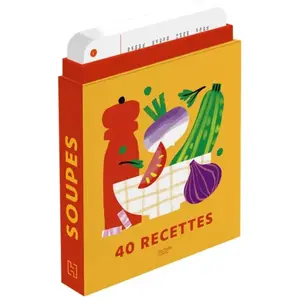 Hachette Pratique Coffret fiche : soupes : 40 recettes Collectif pas cher