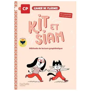 Comparateur de prix : Hachette Éducation Kit et Siam : Méthode de lecture graphémique - CP - Cahier de fluence