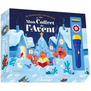 Mon coffret de l'Avent - 24 histoires pour attendre Noël - coffret avec lampe