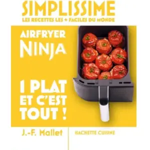 Comparateur de prix : Livre de cuisine HACHETTE Simplissime Airfryer Ninja 1 plat