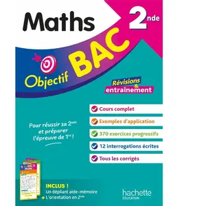 Objectif BAC - Maths 2nde Philippe Rousseau (Auteur) pas cher