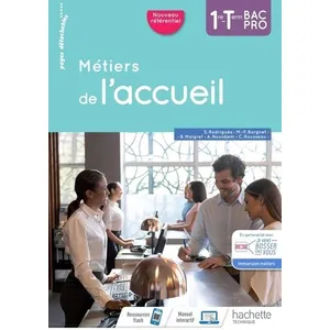 Comparateur de prix : Hachette Éducation Métiers de l'accueil 1re/Term Bac Pro - Cahier de l'élève - Éd. 2020