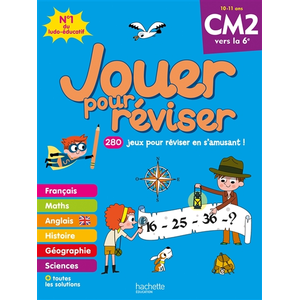 Hachette Education Jouer pour réviser - Du CM2 à la 6e - Cahier de vacances 2024 pas cher
