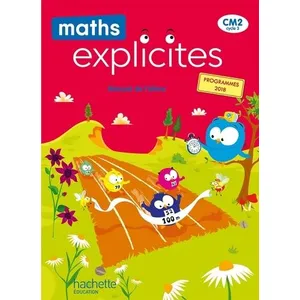 ISBN Maths Explicites CM2 - Manuel élève pas cher