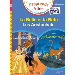 Comparateur de prix : Hachette Education Disney - La Belle et la bête / Les Aristochats Spécial DYS (dyslexie)