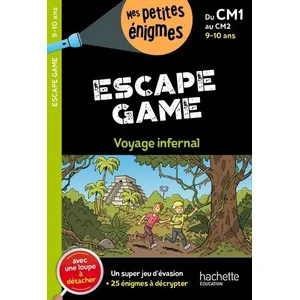 Hachette Education Escape game - Du CM1 au CM2 - Cahier de vacances 2024 pas cher