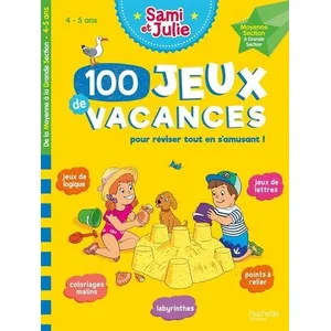 Hachette Education 100 Jeux De Vacances - De La Moyenne À La Grande Section - Avec 1 Crayon pas cher