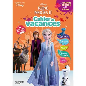 Comparateur de prix : Hachette Education Disney - Reine des Neiges - De la Grande Section au CP - Cahier de vacances 2021