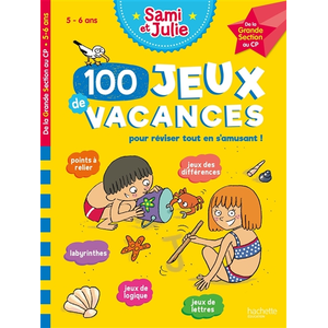 Comparateur de prix : Hachette Education 100 jeux de vacances pour réviser tout en s'amusant ! : 5-6 ans, de la grande section au CP
