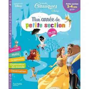 Comparateur de prix : Hachette Education Disney - Les grands classiques - Mon année de Petite Section (3-4 ans)